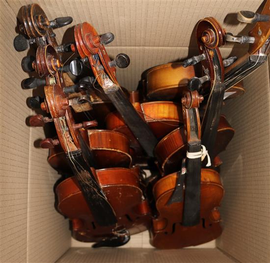 Seven violins